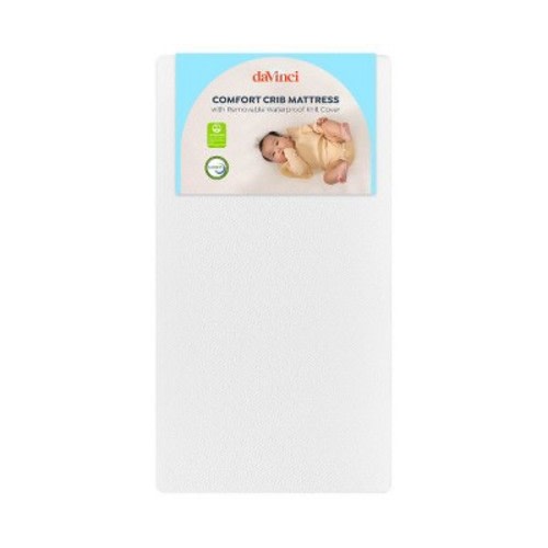 daVinci Comfort Crib & Toddler Mattress with Removable Waterproof Knit Cover
