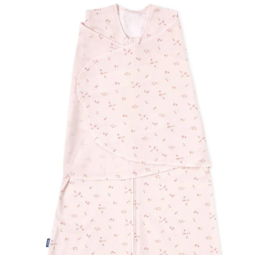 Pink Floral Cotton Swaddle Newborn | HALO