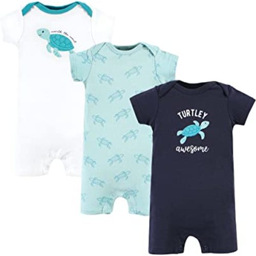 Hudson Baby Unisex Cotton Rompers