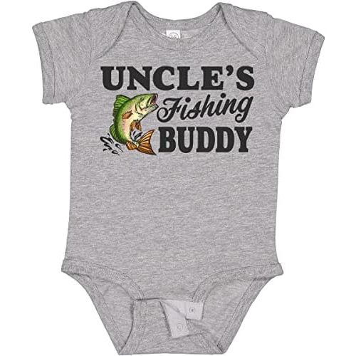 inktastic Uncle's Fishing Buddy Baby Bodysuit