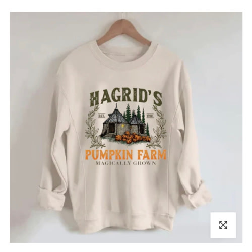 Hagrid's Pumpkin Patch Nursing Sweatshirt