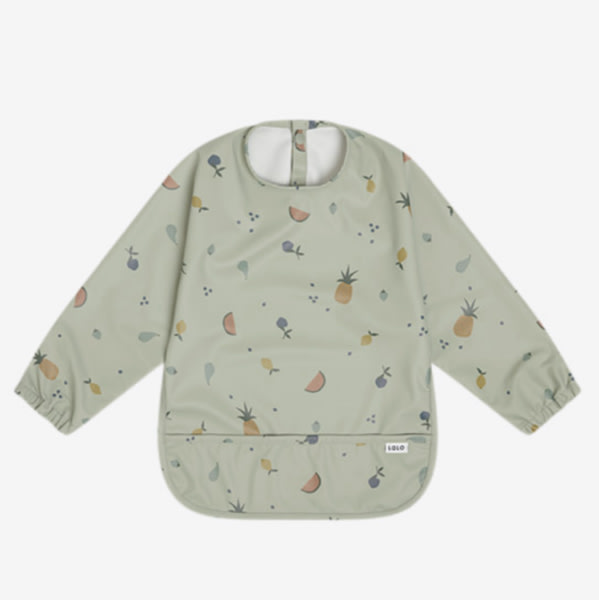 Lalo Smock Bib - Sage Print
