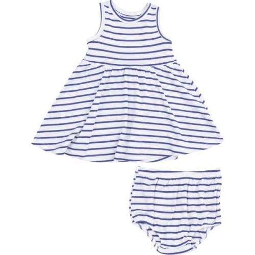 Tank Dress And Bloomer, Stripe Vintage Navy - Angel Dear | Maisonette