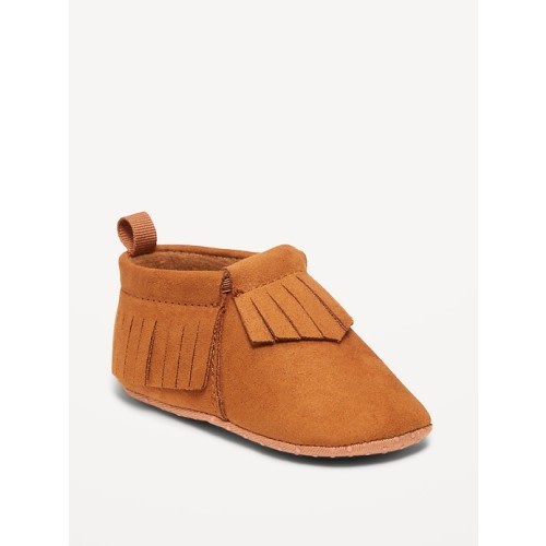 Faux-Suede Moccasin Shoes for Baby