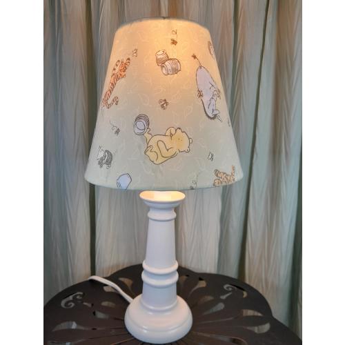 Classic Winnie the Pooh Nursery accent lamp, Pooh Piglet Eeyore, Tigger classic baby lamp, sage green Pooh nursery, baby boy girl gift/lamp