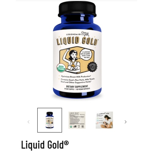 Liquid Gold | Breast Milk Supplement for Milk Production | Legendairy Milk