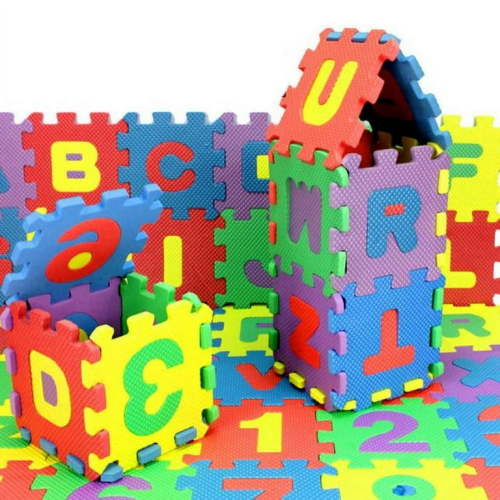 Suncoda Baby Mat For Floor Soft & Safe Non-Toxic Children’s Interlocking Multicolor Exercise Puzzle Educational ABC Alphabet EVA Play Foam Play Mat For Baby Kid’s Floor & Baby Nursery Room