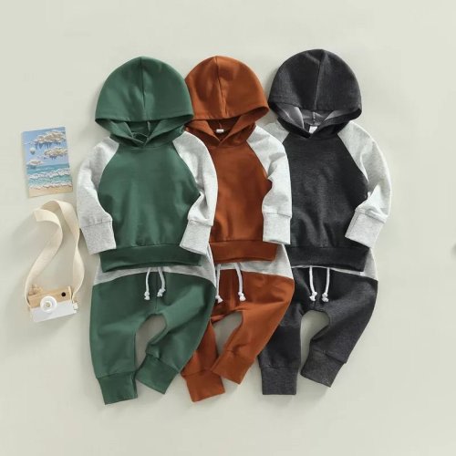Raglan Hooded Sweatsuit