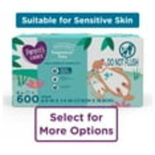 Parent's Choice Fragrance Free Baby Wipes, 600 Count (Select for More Options)