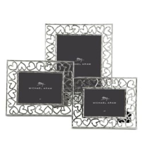 Silver Heart Photo Frame - 4 x 6