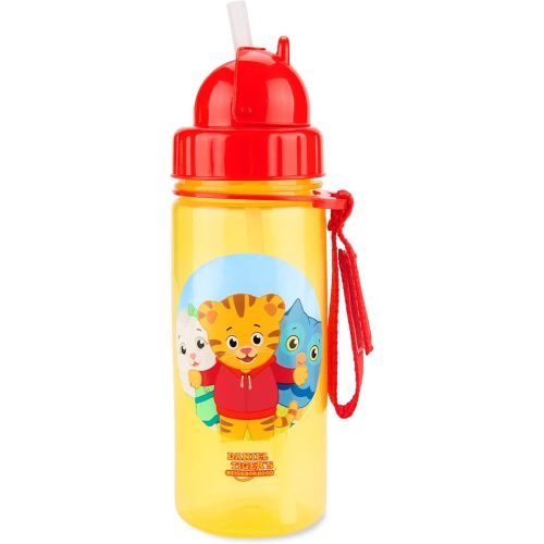 Skip Hop x Daniel Tiger Toddler Sippy Cup with Straw, Trolley Friends