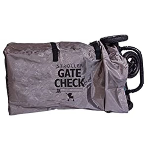 Amazon.com : J.L. Childress DELUXE Gate Check Bag for Single & Double Strollers - Premium Heavy-Duty Durable Air Travel Bag, Adjustable Shoulder Straps - Fits Most Single & Double Strollers, Grey : Baby