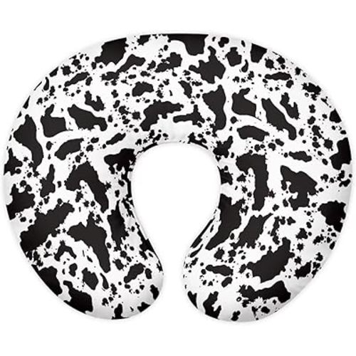 Black and White Cow Nursing Pillow Cover Slipcover Soft Maternity Breastfeeding Newborn Infant Feeding Cushion Cover Machine Wash & Quick Dry