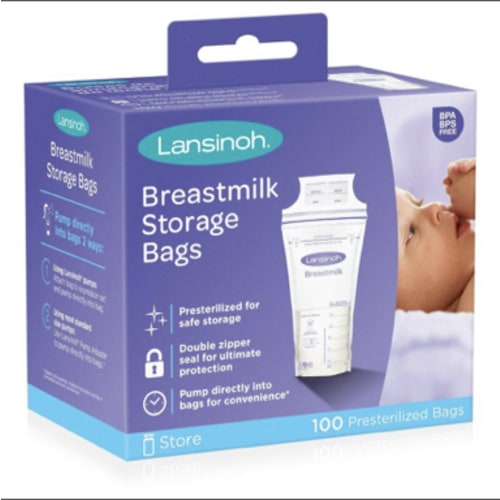 Lansinoh Breast Milk Storage Bags - 100ct