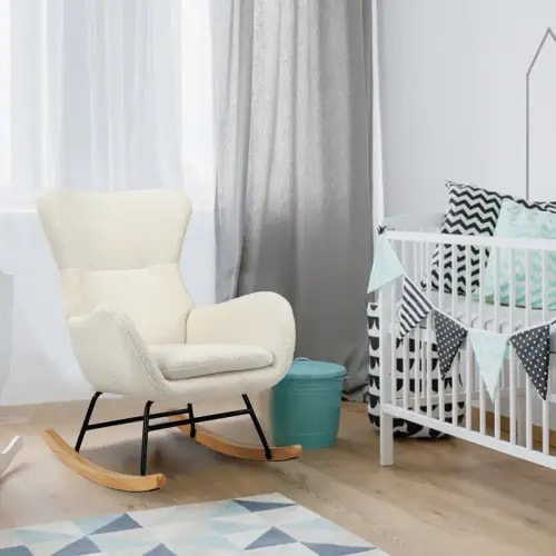 Comfy Rocking Chair for Nursery - Glider Chair, egg chair with - TikTok Shop