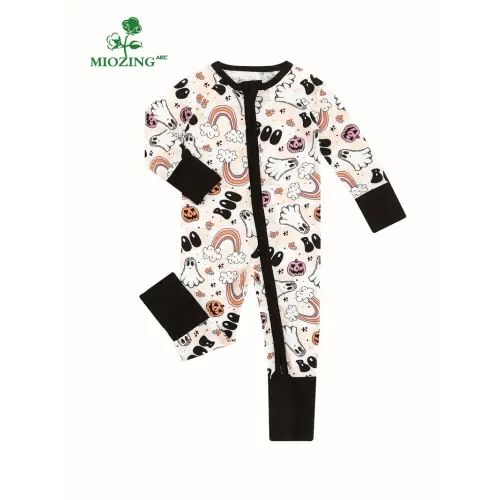 cute ghost rainbow print season bamboo fiber - Temu