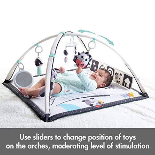 Tiny Love Black & White Gymini Infant Activity Play Mat With-Book, Magical Tales, Deluxe - Magical Tales Black & White