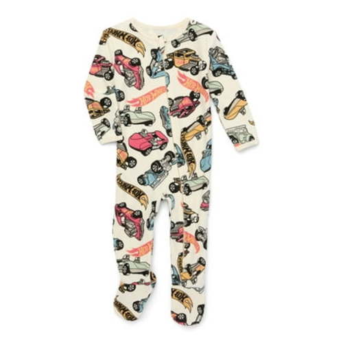 Character Baby Two-Way Zip Front Footed Sleep N Play Pajamas, Sizes Newborn-6/9 Months