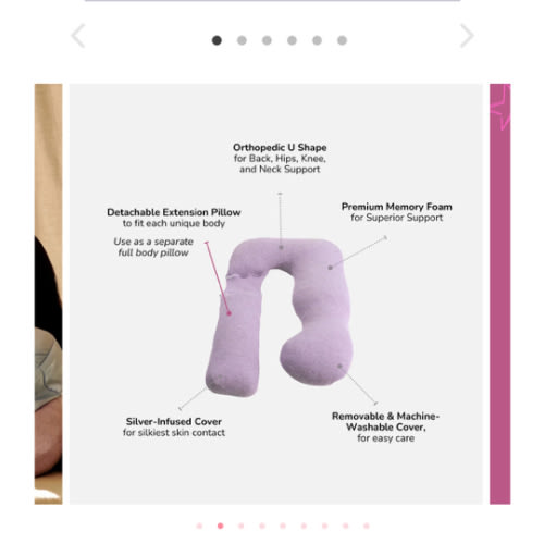 Araluna™ CloudSoft Adjustable Maternity Pillow