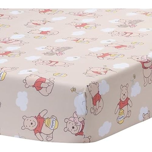 Bedtime Originals Disney Baby Winnie The Pooh & Friends Fitted Crib Sheet