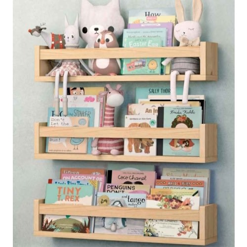 BNIB Natural Wood Nursery Shelves - pack of 3 - Wall Shelves & Ledges - Surrey, British Columbia | Facebook Marketplace