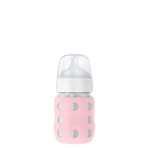 8oz Stainless Steel Baby Bottle - Desert Rose