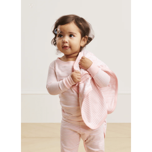 LAKE | Baby | Pima Cotton Pajamas | English Rose Elizabeth Floral Baby Long-Long Set