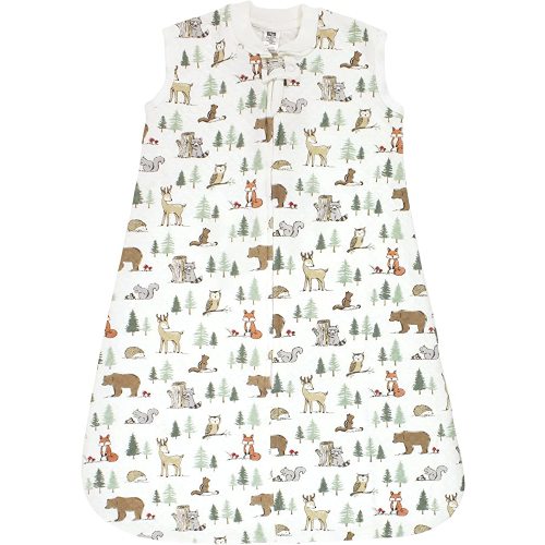 Hudson Baby Unisex BabyPremium Quilted Sleeveless Sleeping Bag and Wearable Blanket