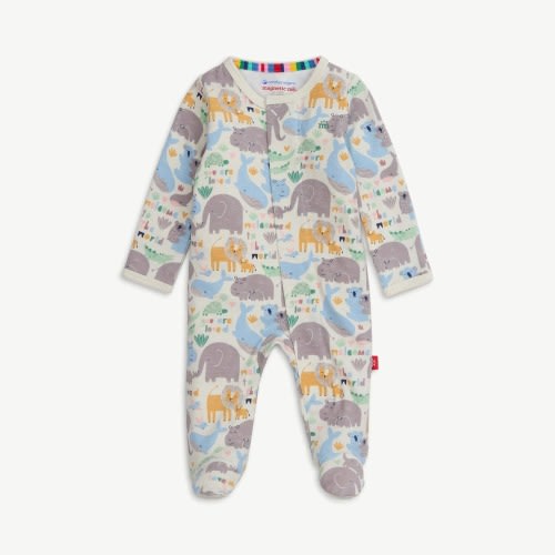 little lovin organic cotton magnetic parent favorite footie – Magnetic Me