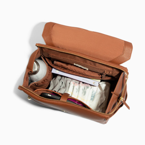 Convertible Classic Diaper Bag II - Cognac
