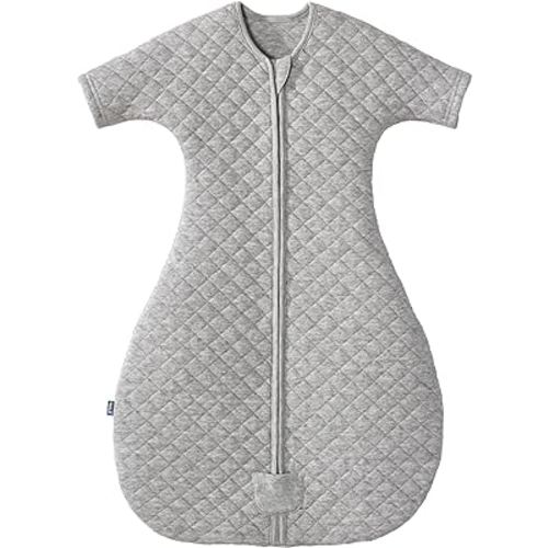 HALO Easy Transition Sleepsack Wearable Blanket, TOG 1.5, Heather Grey, Small