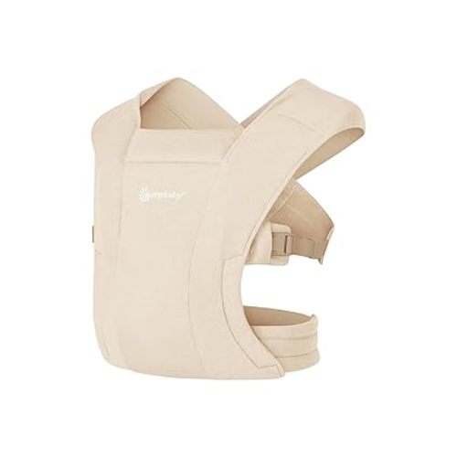 Ergobaby Embrace Newborn Baby Carrier for Infants 0-12 Months (7-25 lbs) - Ergonomic 2-Position Infant Carrier with Head and Neck Support, Hip-Healthy Positioning - Cream