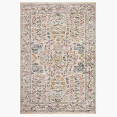 Provence Fleur Power-Loomed Rug - Ivory – Rifle Paper Co
