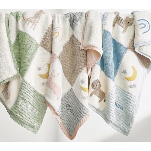 Heirloom Animals Baby Blanket Collection - Giraffe