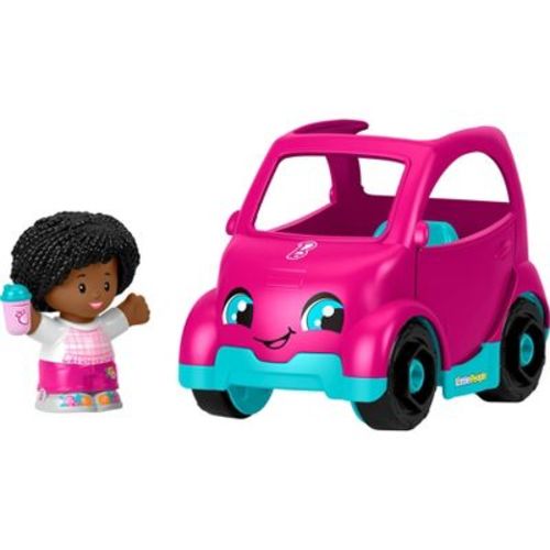 Fisher Price Little People Barbie Electric Vehicle Push-Along Toy Car with Character Figure