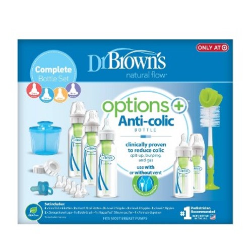 Dr. Brown's Options+ Anti-Colic Baby Bottle Newborn Gift Set