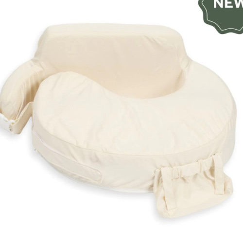 Super Deluxe Oat Nursing Pillow with 100% Organic Cotton Cover