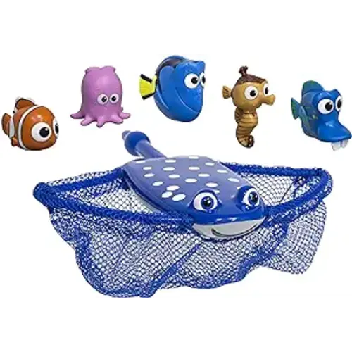 SwimWays Disney Finding Dory Mr. Ray's Dive and Catch Game, Bath Toys and Pool Party Supplies for Kids Ages 5 and Up