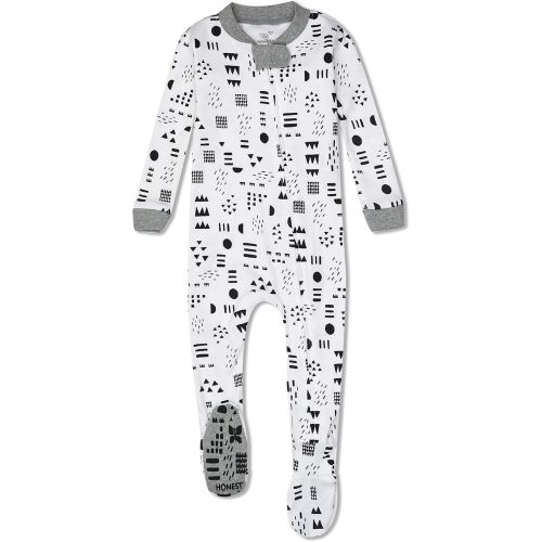 HonestBaby Non-Slip Footed Pajamas 12m