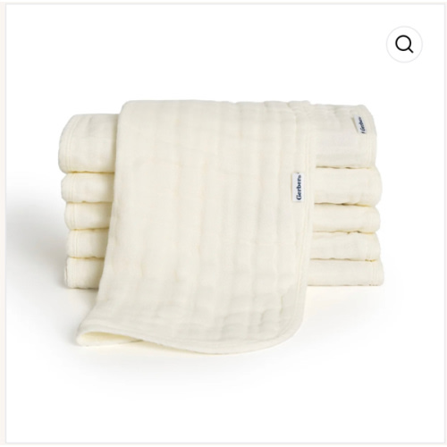 6-Pack Baby Neutral Vanilla Muslin Burp Cloths – Gerber Childrenswear