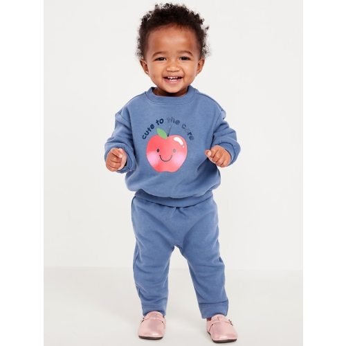 Printed French Terry Sweatshirt and Leggings Set for Baby | Old Navy