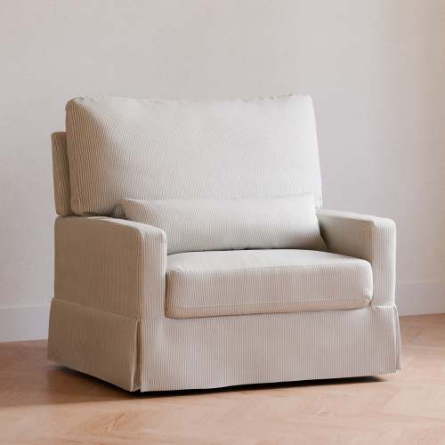 Crawford Pillowback Chair and a Half Comfort Swivel Glider