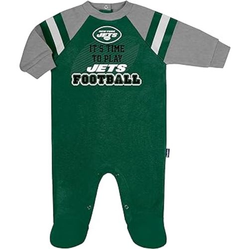 Gerber NFL Unisex Baby Nfl Team Footed Sleep and Play