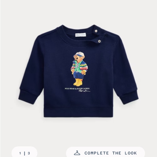 Polo Bear Fleece Sweatshirt