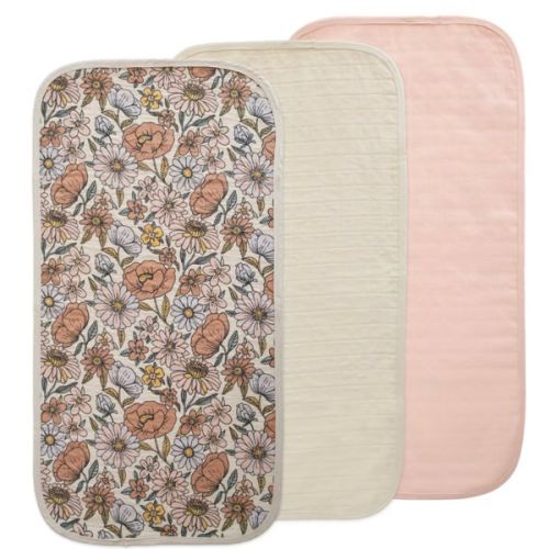 Changing Pad Liners Retro Flowers Combo One Size