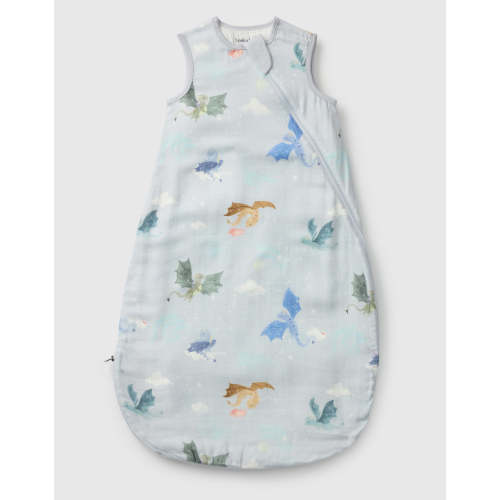 Muslin Lightweight Sleep Bag 0.5 TOG - Magical Dragons