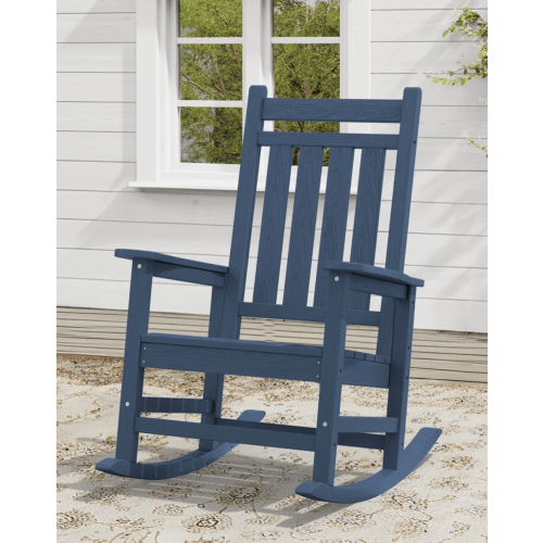 Outdoor Rocking Chair - Blue