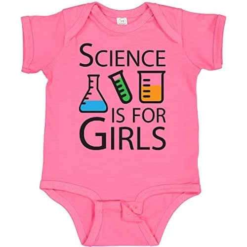 inktastic Science Is for Girls Baby Bodysuit