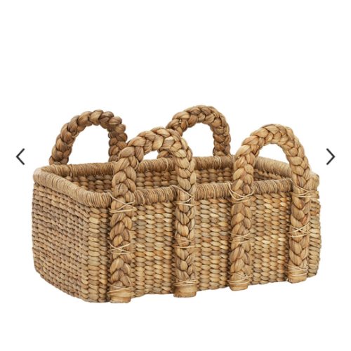 Beachcomber Rectangular Handled Storage Baskets | Pottery Barn