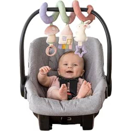 Itzy Ritzy Spiral Car Seat & Stroller Activity Toy Ages 0+ (Pastel Rainbow)